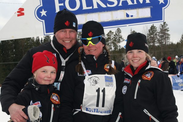 Maja, Peter, Lotta & Wilma VM 2008