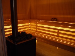 Wood-fired sauna