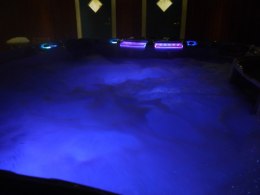 Outdoor spa bath