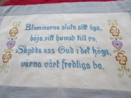 Vacker Gammal Jugend Bonad i Linne!