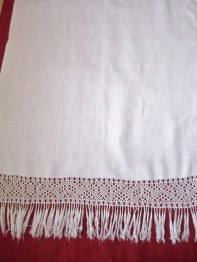En Fin Gardin i Linne och Handknuten Frans!