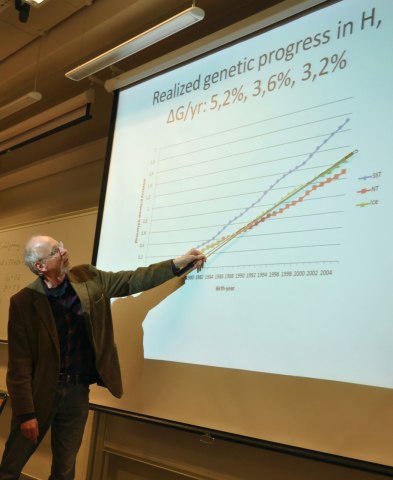 Thorvaldur avslutade dagen med några viktiga råd till den enskilde avlaren, läs i spalten till höger.