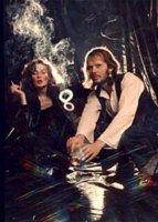 Konvolutplåtning till Straggel & Strul 79. Fotograf: © Calvero hade riggat under f?ruts?ttningen att LP:n skulle heta Damen i Svart. Lilian var fena p? att bl?sa r?kringar.