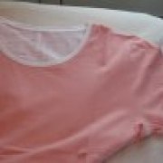 Dam t-shirt av bambu rosa