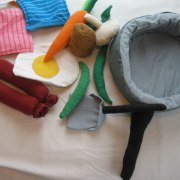 Fair trade matset av tyg