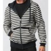 Bambuhoodies mörkt marinblå och randiga
