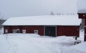 Stallet i vinterskrud
