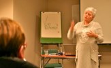 Helen Andersson, en av pionjärerna i WiN-projektet, delar med sig av sina livserfarenheter som egen företagare. 