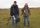 Lennart Utbult från Hönö Fotoklubb och Martti Henttunen.