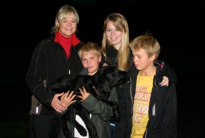 Gry, Erling, Line, Sondre og Uno.