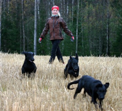 Hanna og valpene