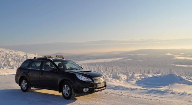 Mätaren sjunker inte lägre än till -30 på Subarun och där fastnade den, men i vinden uppe på "vårt" högsta berg Teletöinen var det betydligt kallare och riktigt vackert!