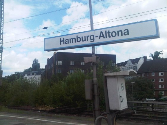 Train station in Hamburg