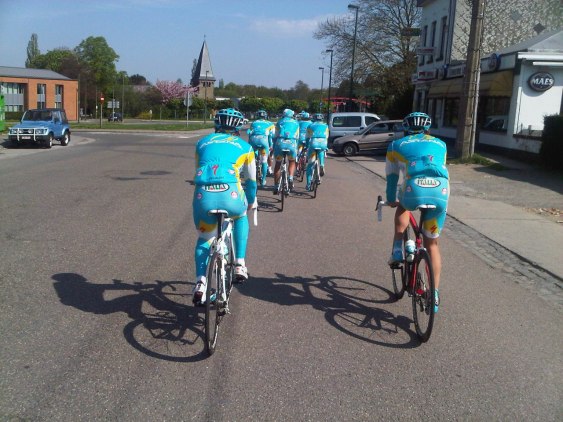 The pace was really relaxed today