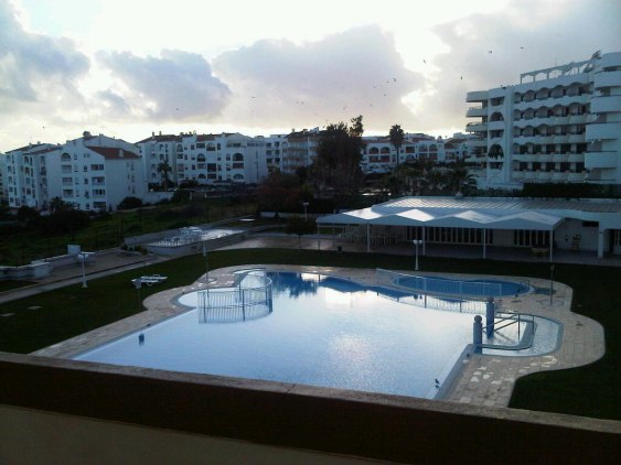 View from room, weather actually looks surprisingly good.  