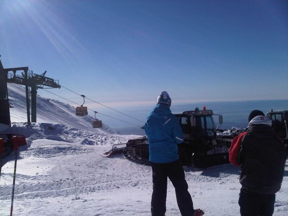 This was my first time skiing downhill this winter and it was great being able to enjoy all the snow.