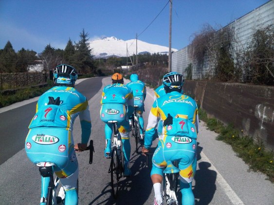 And on our way up on the bike.