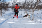 Tungt före på vinterfjället