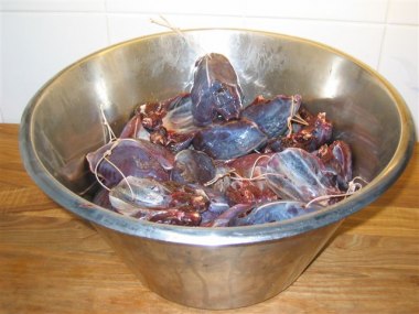 Insaltning av ripa, orre och tjäder