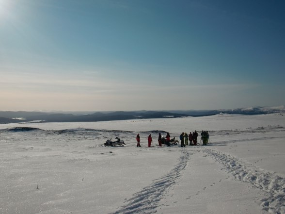 Härlig morgon med skotertolkningen upp till dagens bas