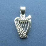 Harp - halsband (harpan är Irlands statsvapen) kedja ca 45 cm 
