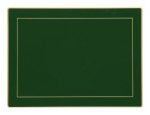 Bottle Green Screened 293 x 393 mm. Handgjorda -med guldkant. Värmetåliga till 100 grader. Filtad baksida. Vacker grön presentförpackning om 4 st. 