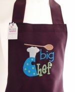 HERR - Big Chef - 96 cm från bröstlapp till fåll. Bredd 76 cm - band 86 cm. 