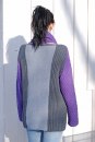AM-12 Sweater w/loose shawl design Linda Marveng
