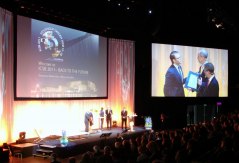 Prisutdelning på ICSB 2011 med Prins Daniel