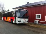 Bussarna utgår från Kättingegaraget, som här