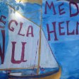Advertising by the Naivist painter Erik "Kulan" Wennberg