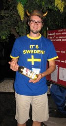 Leo inför International Night