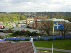 Utsikt från en av balkongerna 1.maj