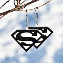 Plast Superman Vit/Svart