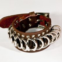 Läderarmband Brun