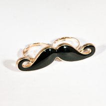 Double Ring Mustache