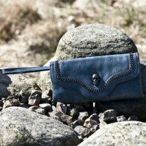 Skull Clutch Blue
