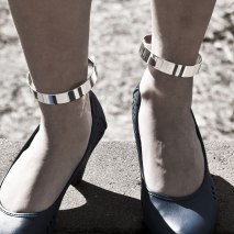 Ankle Cuff 2 set Silver