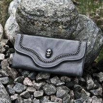 Skull Clutch Grey