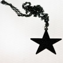 Black Star Necklace