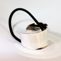 Hair Cuff Metal Silver