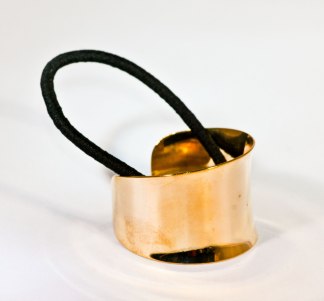 Hair Cuff Metal Gold