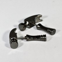 Hammer Earrings Grey