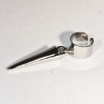 Ear Cuff Spike Silver