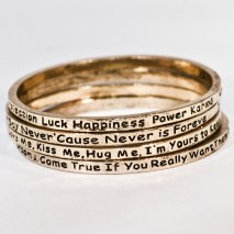 Poetry Bracelet Bronze