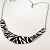 Zebra Necklace