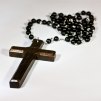 Cross Necklace Brown