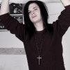 Cross Necklace Brown