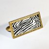 Double Ring Zebra Pink