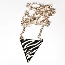 Zebra Necklace Gold